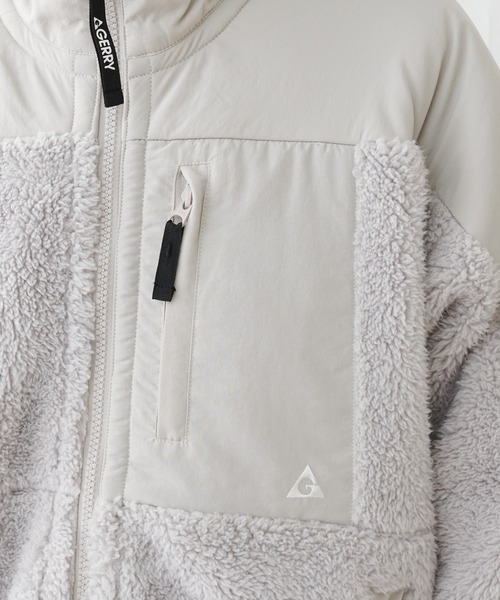 GERRY(ジェリー)の「【GERRY】BOA STAND JACKET(ブルゾン・レディース・ブラック/ベージュ/グレー/クリーム・S)」の9枚目の写真