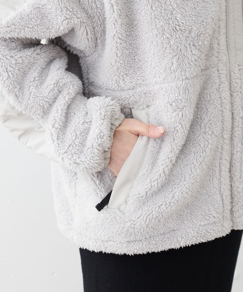 GERRY(ジェリー)の「【GERRY】BOA STAND JACKET(ブルゾン・レディース・ブラック/ベージュ/グレー/クリーム・S)」の12枚目の写真