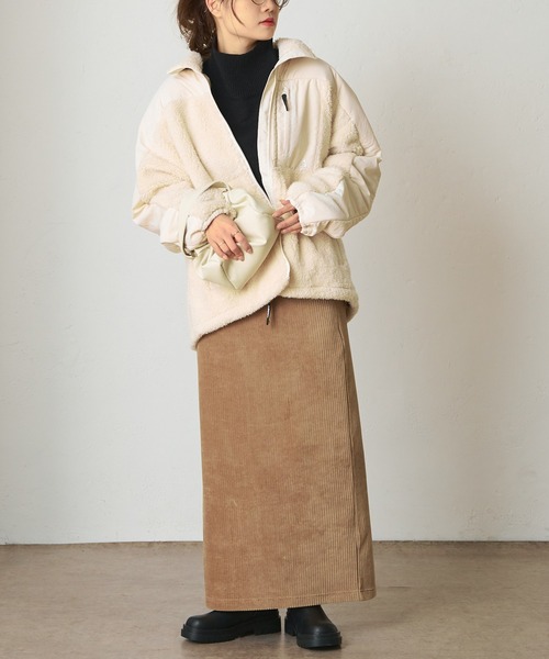 GERRY(ジェリー)の「【GERRY】BOA STAND JACKET(ブルゾン・レディース・ブラック/ベージュ/グレー/クリーム・S)」の16枚目の写真