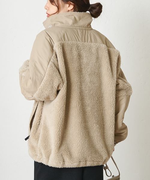 GERRY(ジェリー)の「【GERRY】BOA STAND JACKET(ブルゾン・レディース・ブラック/ベージュ/グレー/クリーム・S)」の22枚目の写真