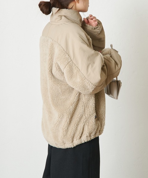 GERRY(ジェリー)の「【GERRY】BOA STAND JACKET(ブルゾン・レディース・ブラック/ベージュ/グレー/クリーム・S)」の21枚目の写真