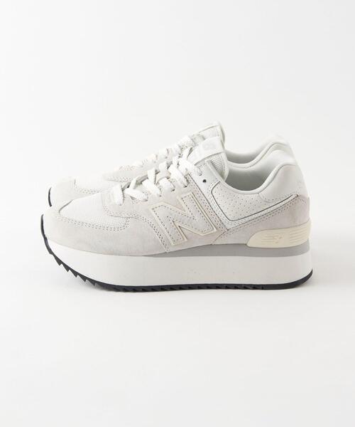 new balance ニューバランス WL574ZBJ ホワイト 25cm レディース 【NEW BALANCE】 ニューバランス WL574ZBJ(B) WL574Z