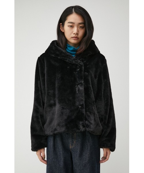FLUFFYHOODIECOAT/フラッフィーフーディーコート