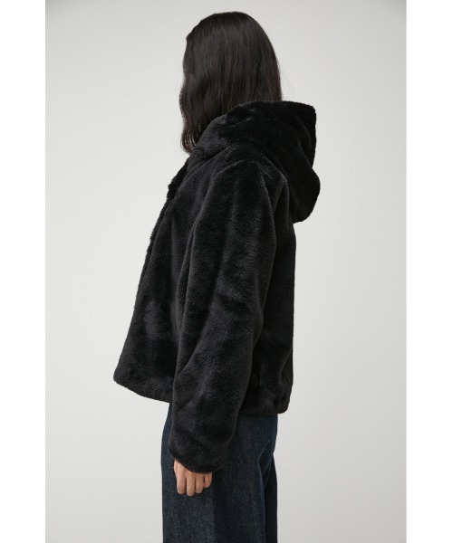 FLUFFYHOODIECOAT/フラッフィーフーディーコート
