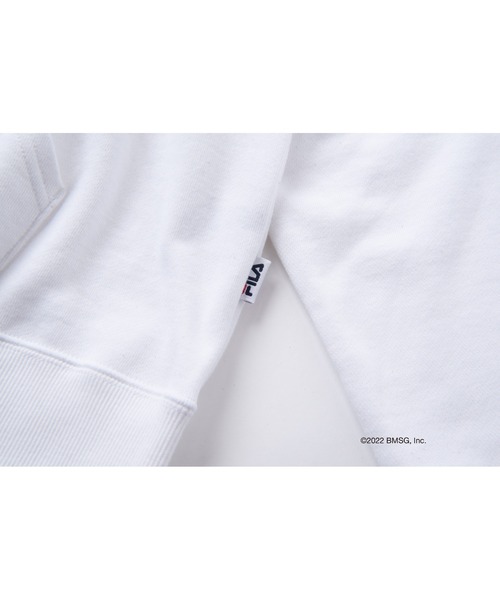 FILA(フィラ)の「【 FILA × BE:FIRST / フィラ × ビーファースト 】 BEFIRST コラボ パーカー FB0780 ノベルティ DWB(パーカー・メンズ・ホワイト/ブラック/レッド・M/L)」の4枚目の写真