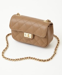 イタリアンレザーキルティングショルダーバッグ