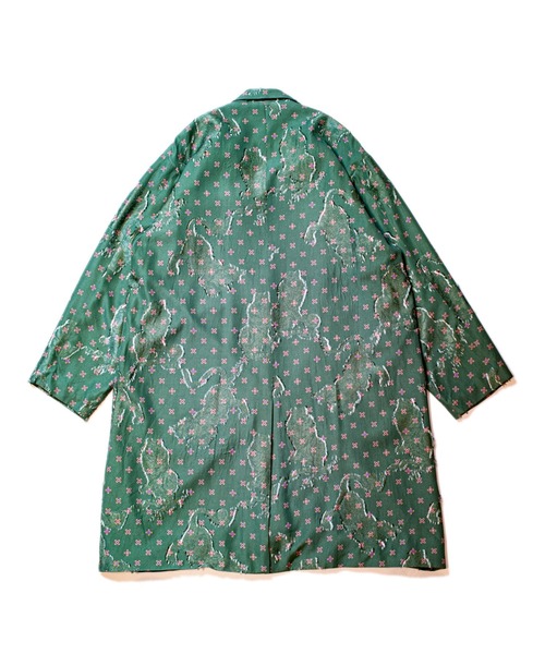 SEVESKIG（セヴシグ）の「SEVESKIG/セブシグ/セヴシグ/RE:RE:RE: Chesterfield Coat（ミリタリージャケット・メンズ・イエロー/グリーン・M/L/S/XL）」の4枚目の写真