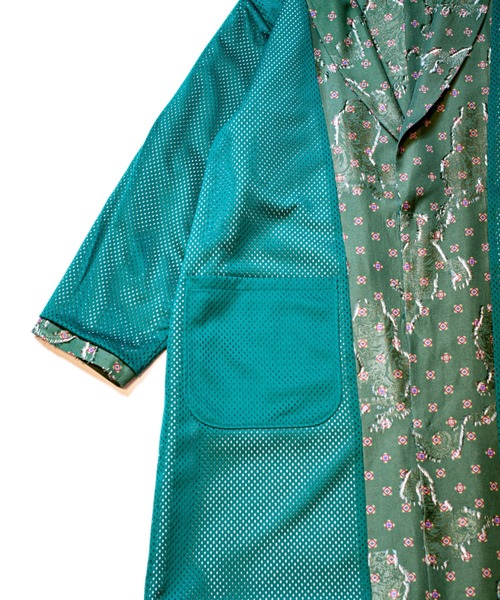 SEVESKIG（セヴシグ）の「SEVESKIG/セブシグ/セヴシグ/RE:RE:RE: Chesterfield Coat（ミリタリージャケット・メンズ・イエロー/グリーン・M/L/S/XL）」の13枚目の写真