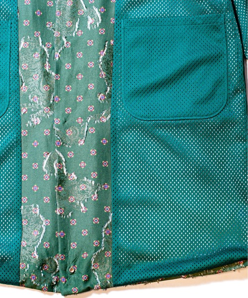 SEVESKIG（セヴシグ）の「SEVESKIG/セブシグ/セヴシグ/RE:RE:RE: Chesterfield Coat（ミリタリージャケット・メンズ・イエロー/グリーン・M/L/S/XL）」の14枚目の写真