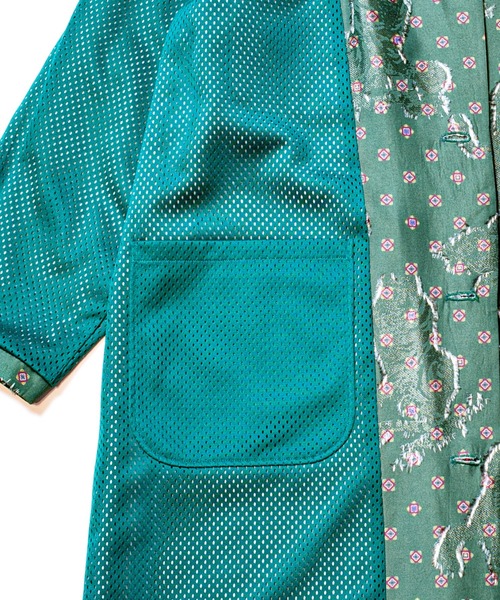 SEVESKIG（セヴシグ）の「SEVESKIG/セブシグ/セヴシグ/RE:RE:RE: Chesterfield Coat（ミリタリージャケット・メンズ・イエロー/グリーン・M/L/S/XL）」の16枚目の写真