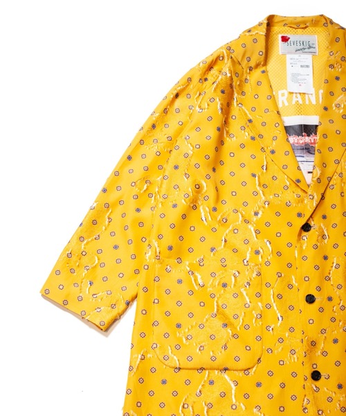 SEVESKIG（セヴシグ）の「SEVESKIG/セブシグ/セヴシグ/RE:RE:RE: Chesterfield Coat（ミリタリージャケット・メンズ・イエロー/グリーン・M/L/S/XL）」の18枚目の写真