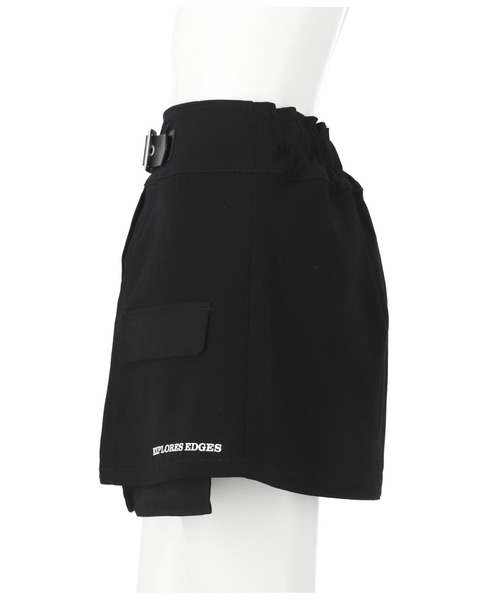 ANAP GiRL スカート ストレッチツイル ベルト付 スカパン キッズ