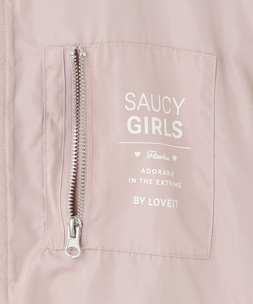 by LOVEiT(バイラビット)の「MA-1(MA-1・キッズ・ピンク/ブラック/カーキ・130cm/120cm/140cm/150cm/160cm)」の6枚目の写真