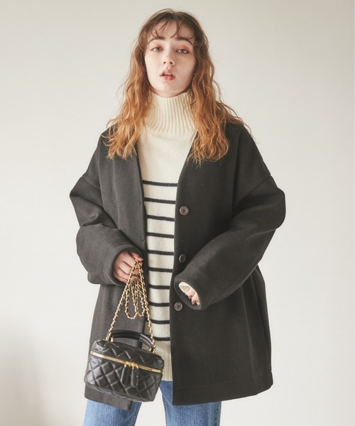 ANGIE（アンジー）の「キルティングミニバニティーバック（ショルダーバッグ・レディース・ブラック/ホワイト・FREE）」の13枚目の写真