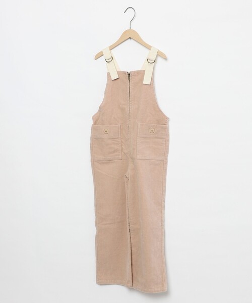 coen（コーエン）の「コーデュロイオーバーオール（サロペット/オーバーオール・キッズ・ライトピンク/ベージュ・150/110/130）」の11枚目の写真