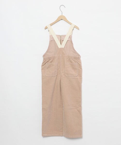 coen（コーエン）の「コーデュロイオーバーオール（サロペット/オーバーオール・キッズ・ライトピンク/ベージュ・150/110/130）」の12枚目の写真