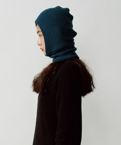 journal standard L'essage（ジャーナルスタンダードレサージュ）の「【LA MAISON DE LYLLIS/メゾンドリリス】VIS：バラクラバ（ニットキャップ/ビーニー・レディース・ブルー/ブラック/アイボリー・FREE）」の8枚目の写真