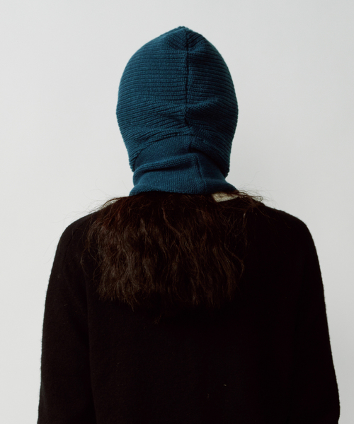 journal standard L'essage（ジャーナルスタンダードレサージュ）の「【LA MAISON DE LYLLIS/メゾンドリリス】VIS：バラクラバ（ニットキャップ/ビーニー・レディース・ブルー/ブラック/アイボリー・FREE）」の9枚目の写真