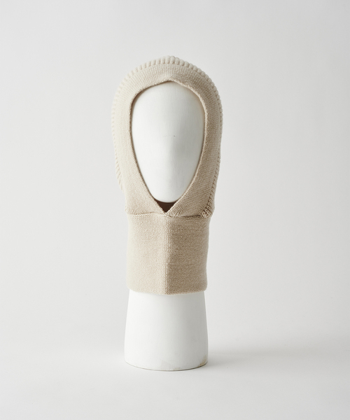 journal standard L'essage（ジャーナルスタンダードレサージュ）の「【LA MAISON DE LYLLIS/メゾンドリリス】VIS：バラクラバ（ニットキャップ/ビーニー・レディース・ブルー/ブラック/アイボリー・FREE）」の10枚目の写真