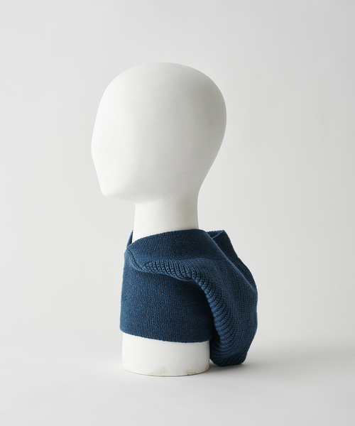 journal standard L'essage（ジャーナルスタンダードレサージュ）の「【LA MAISON DE LYLLIS/メゾンドリリス】VIS：バラクラバ（ニットキャップ/ビーニー・レディース・ブルー/ブラック/アイボリー・FREE）」の17枚目の写真