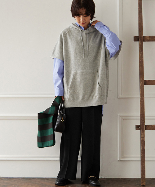 JOURNAL STANDARD relume(ジャーナルスタンダード レリューム)の「エステルダブルクロスパンツ(その他パンツ・レディース・ブラック/グリーン/ピンク・36/38)」の9枚目の写真