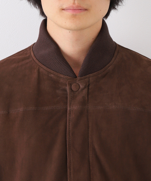 JOURNAL STANDARD(ジャーナルスタンダード)の「【CCU / シーシーユー】BEVERLY VARSITY JACKET (SUEDE)(スタジャン・メンズ・ブラウン・1/2)」の17枚目の写真