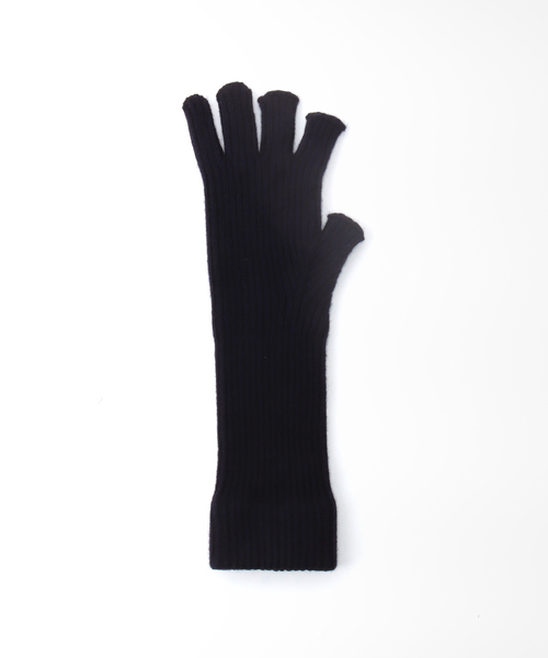 FRAMeWORK（フレームワーク）の「【JANE SMITH/ジェーンスミス】スリーフィンガーニットグローブ（手袋・レディース・ブラック/ネイビー・FREE）」の10枚目の写真