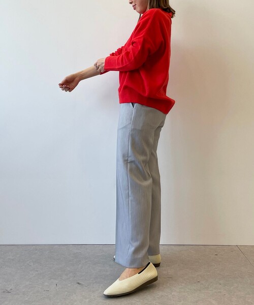 UNFILO(アンフィーロ)の「イージーパンツ ストレート(その他パンツ・レディース・ライトグレー系/ブラック系/ブラック系1/ライトイエロー系・SMALL/MEDIUM/LARGE/X-SMALL)」の7枚目の写真