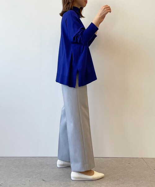 UNFILO(アンフィーロ)の「イージーパンツ ストレート(その他パンツ・レディース・ライトグレー系/ブラック系/ブラック系1/ライトイエロー系・SMALL/MEDIUM/LARGE/X-SMALL)」の12枚目の写真