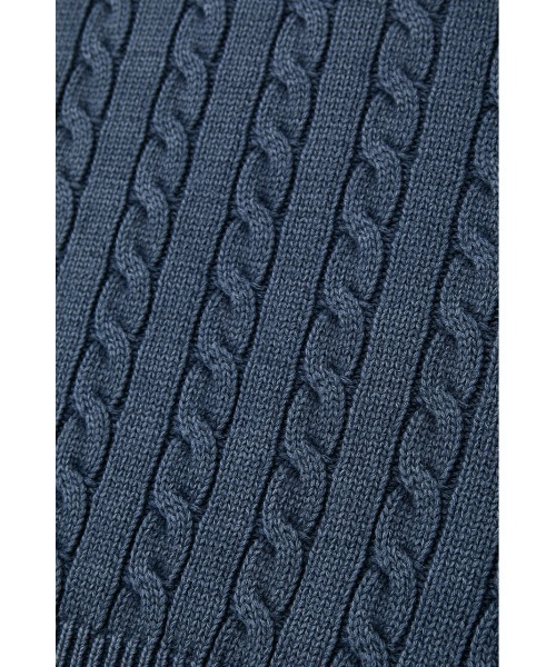 MOUSSY（マウジー）の「CABLE KNIT トップス（ニット/セーター・レディース・グリーン/ネイビー/イエロー・FREE）」の14枚目の写真