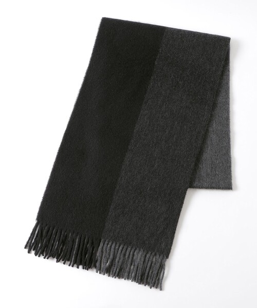 006 新品 訳有 ブラックレーベルクレストブリッジ バイカラーカシミヤマフラー 006 新品 訳有 ブラックレーベルクレストブリッジ バイカラー