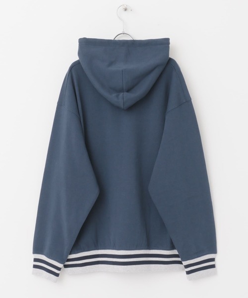 URBAN RESEARCH DOORS（アーバンリサーチドアーズ）の「『別注』GEMSPORTS×DOORS リブラインパーカー（パーカー・メンズ・グレー/ネイビー・LARGE/MEDIUM）」の5枚目の写真