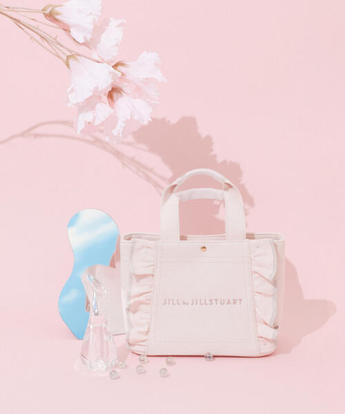 JILL by JILL STUART（ジルバイジルスチュアート）の「◆フリルトート（小）（トートバッグ・レディース・ホワイト/ブラック/ブラウン/ブルー系その他/オレンジ/ライトピンク/パープル系その他3/ホワイト系その他5/ブルー系その他2・FREE）」の18枚目の写真