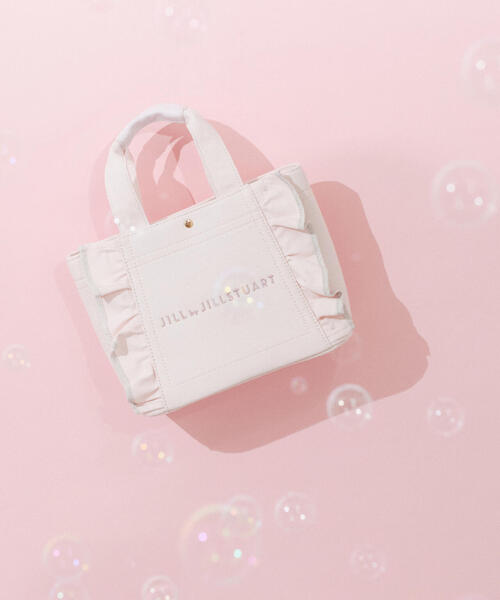 JILL by JILL STUART（ジルバイジルスチュアート）の「◆フリルトート（小）（トートバッグ・レディース・ホワイト/ブラック/ブラウン/ブルー系その他/オレンジ/ライトピンク/パープル系その他3/ホワイト系その他5/ブルー系その他2・FREE）」の19枚目の写真