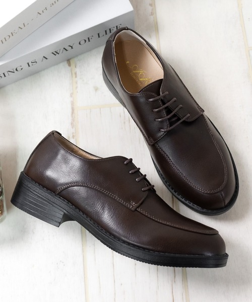 AAA+(サンエープラス)の「AAA+ / 超軽量 Uチップレースアップシューズ (3576)(ドレスシューズ・レディース・ブラック/ブラック系その他/ダークブラウン・35/36/37/38/44/39/41/42/43/40)」の12枚目の写真