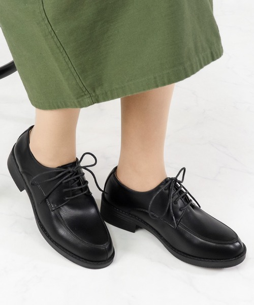 AAA+(サンエープラス)の「AAA+ / 超軽量 Uチップレースアップシューズ (3576)(ドレスシューズ・レディース・ブラック/ブラック系その他/ダークブラウン・35/36/37/38/44/39/41/42/43/40)」の15枚目の写真