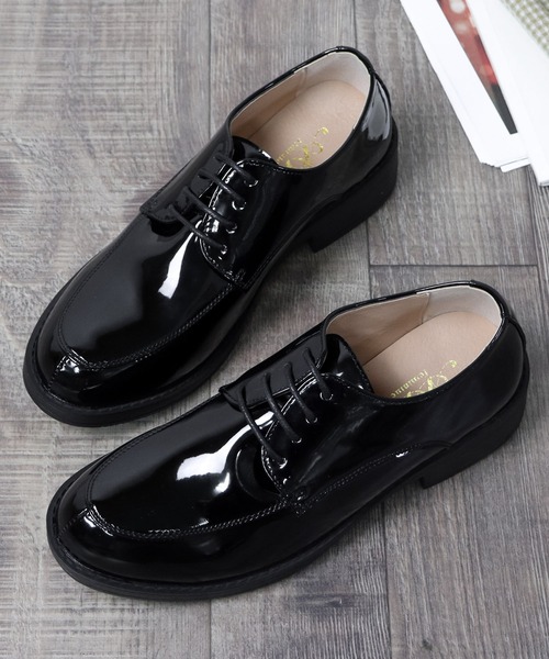 AAA+(サンエープラス)の「AAA+ / 超軽量 Uチップレースアップシューズ (3576)(ドレスシューズ・レディース・ブラック/ブラック系その他/ダークブラウン・35/36/37/38/44/39/41/42/43/40)」の16枚目の写真