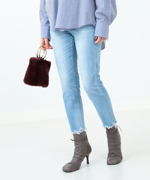 Ray BEAMS(レイビームス)の「▼【予約】RED CARD×Ray BEAMS / 別注 Anniversary25th デニム(デニムパンツ・レディース・ブルー系その他・22/25/23/24)」の3枚目の写真