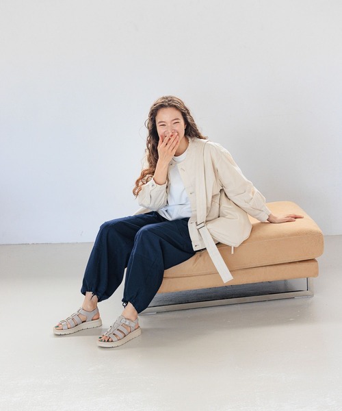 niko and...（ニコアンド）の「オリジナルグルカサンダル（サンダル・レディース・ブラック/アイボリー/その他1/グレー・SMALL/LARGE/MEDIUM）」の19枚目の写真