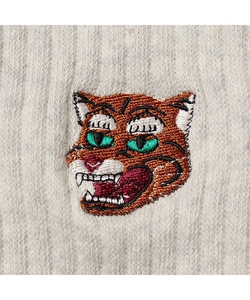 Onitsuka Tiger（オニツカタイガー）の「MIDDLE SOCKS / ミドルソックス（ソックス/靴下・レディース・ホワイト/ベージュ/ブラック/カーキ系/ホワイト×ホワイト/ブラック×ブラック/グレー系その他/ベージュ系その他/グレー系その他2/オフホワイト/キナリ・S/M/L）」の13枚目の写真
