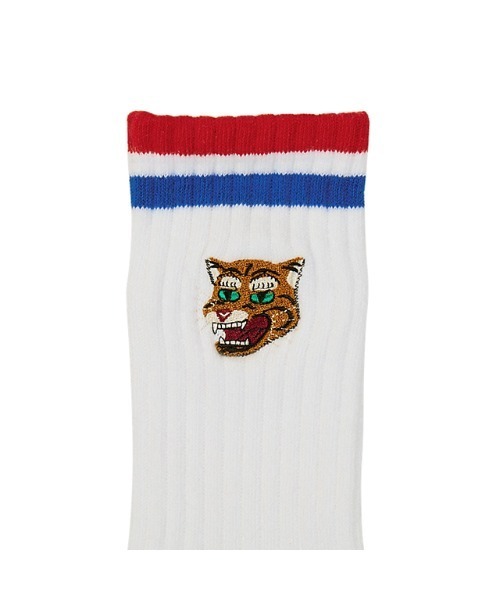Onitsuka Tiger（オニツカタイガー）の「【※】MIDDLE SOCKS / ミドルソックス（ソックス/靴下・レディース・ホワイト/ベージュ/ブラック/カーキ系/ホワイト×ホワイト/ブラック×ブラック/グレー系その他/ベージュ系その他/グレー系その他2/オフホワイト/キナリ・S/M/L）」の19枚目の写真