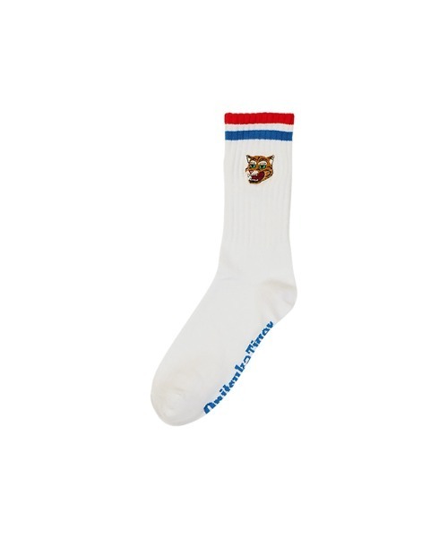 Onitsuka Tiger（オニツカタイガー）の「【※】MIDDLE SOCKS / ミドルソックス（ソックス/靴下・レディース・ホワイト/ベージュ/ブラック/カーキ系/ホワイト×ホワイト/ブラック×ブラック/グレー系その他/ベージュ系その他/グレー系その他2/オフホワイト/キナリ・S/M/L）」の18枚目の写真