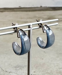 The Rule（ザルール）の「The Rule ザルール : Gloss epoxy 透き通るG型ピアス（ピアス（両耳用））」