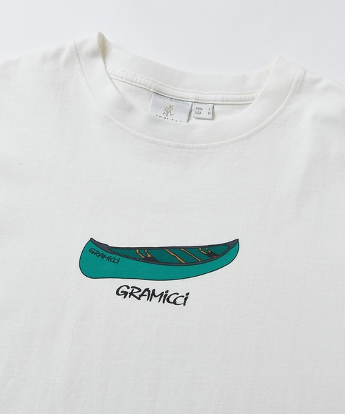 Gramicci(グラミチ)の「【GRAMICCI/グラミチ】 CANOE TEE | カヌーTシャツ(Tシャツ/カットソー・メンズ・ホワイト/ネイビー/ブラック・XL/S/L/M/XXL)」の7枚目の写真
