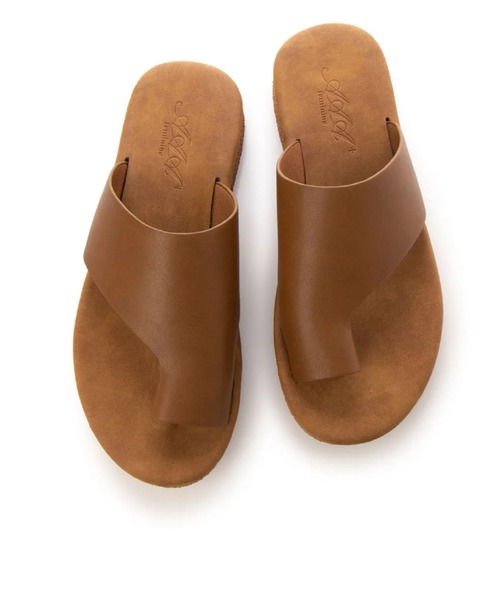 AAA+（サンエープラス）の「コンフォートフラットサンダル 華奢ストラップサンダル スライドサンダル（サンダル・レディース・ブラック系1/ブラウン系2/ダークブラウン系2/ホワイト系1/ベージュ系1/ブラック系3/ブラック系4/アイボリー系1/ダークブラウン系1/ブラック系2/アイボリー系2/ブラウン系1/ブラック系5/ホワイト系2/ブラウン系3・L/S/M/LL）」の11枚目の写真