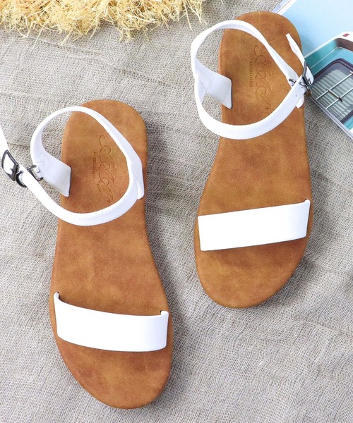 AAA+（サンエープラス）の「コンフォートフラットサンダル 華奢ストラップサンダル スライドサンダル（サンダル・レディース・ブラック系1/ブラウン系2/ダークブラウン系2/ホワイト系1/ベージュ系1/ブラック系3/ブラック系4/アイボリー系1/ダークブラウン系1/ブラック系2/アイボリー系2/ブラウン系1/ブラック系5/ホワイト系2/ブラウン系3・L/S/M/LL）」の14枚目の写真