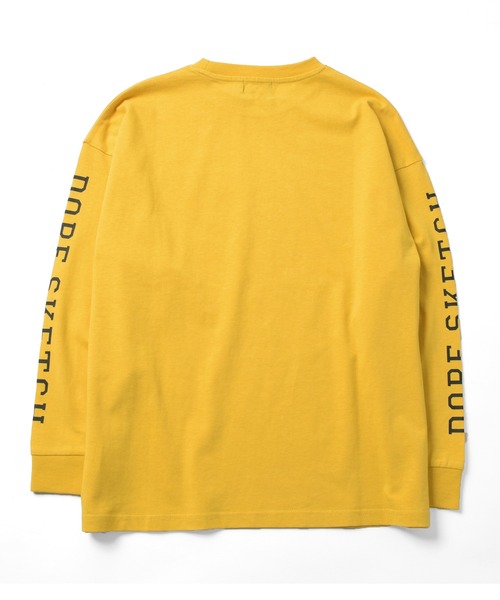 GLAZOS(グラソス)の「袖ロゴビッグ長袖Tシャツ(Tシャツ/カットソー・キッズ・ホワイト/ブラック/マスタード・160cm/170cm/150cm/140cm)」の11枚目の写真