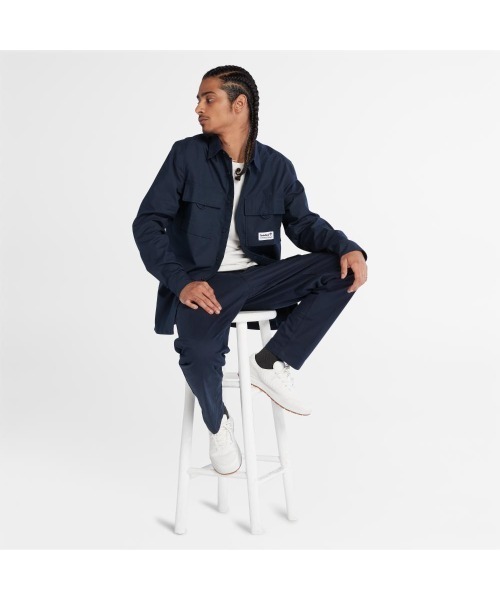 Timberland(ティンバーランド)の「メンズ 長袖 シャツ アウトラスト テクノロジー(シャツ/ブラウス・メンズ・ダークブルー/オフホワイト・LARGE/MEDIUM/X-LARGE/XX-LARGE/SMALL)」の8枚目の写真