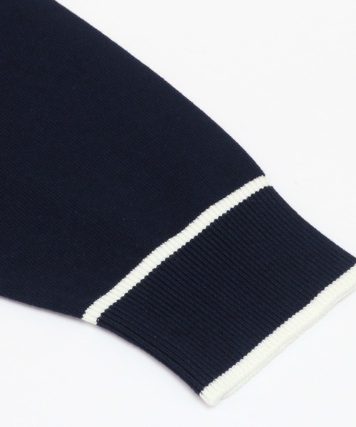 TOKYO SHIRTS（トウキョウシャツ）の「配色ボウタイ ニットプルオーバー（ニット/セーター・レディース・杢グレー/ネイビー・M/L）」の5枚目の写真