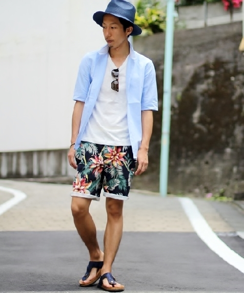 BLUE TORNADO（ブルートルネード）の「BLUE TORNADO∴プリペラアロハショーツ（その他パンツ・メンズ・キナリ/ネイビー・MEDIUM/LARGE）」の13枚目の写真